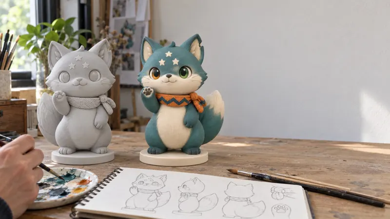 Moko figure – Magazine spread