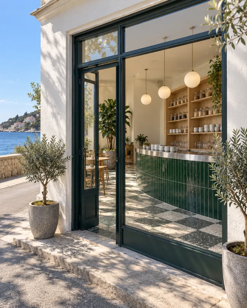 Aster & Oak café in a new scene