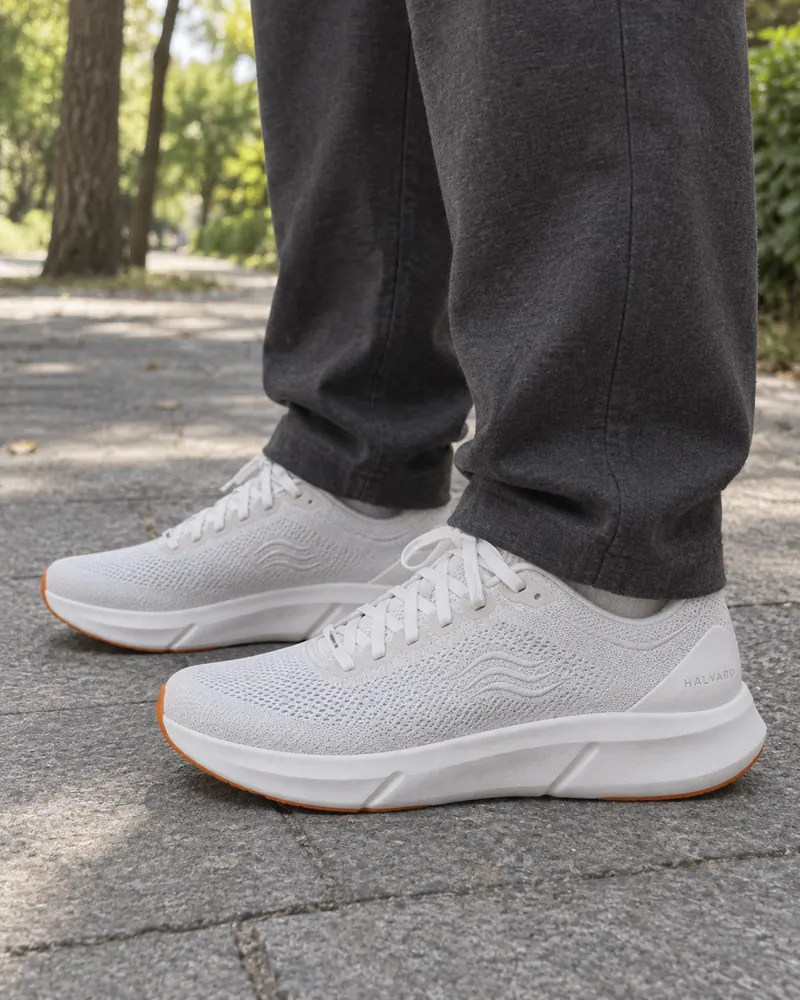 Halvard Runner worn by a model